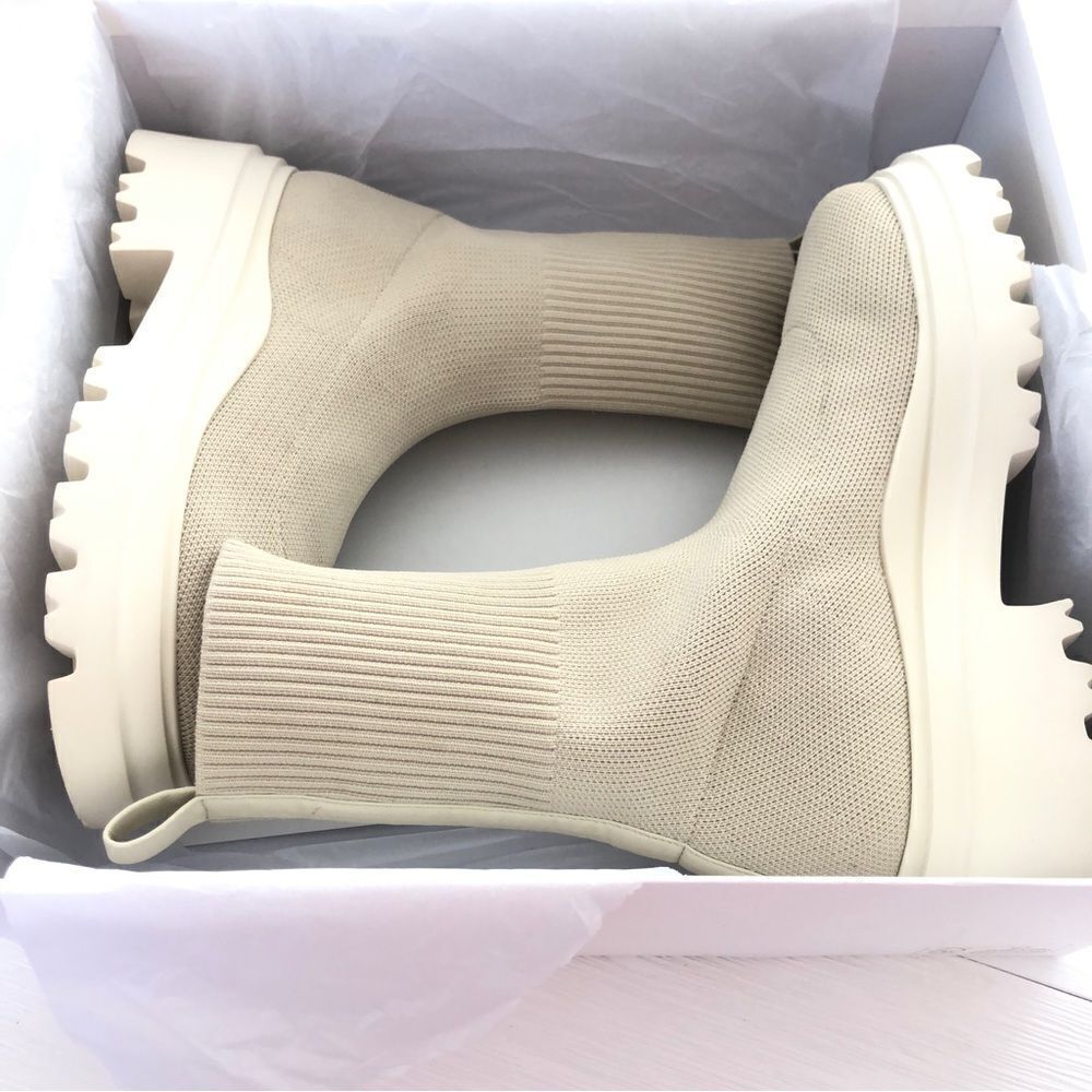 Raye Revolve Platform Sock Boot Chunky Dolman Lug… - image 8